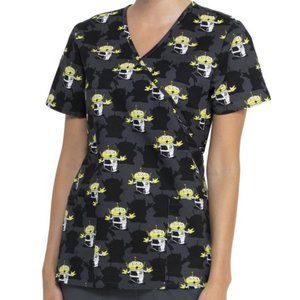 Scrubstar Toy Story "Alien Madness" Women's Scrub Top. Size 2XL